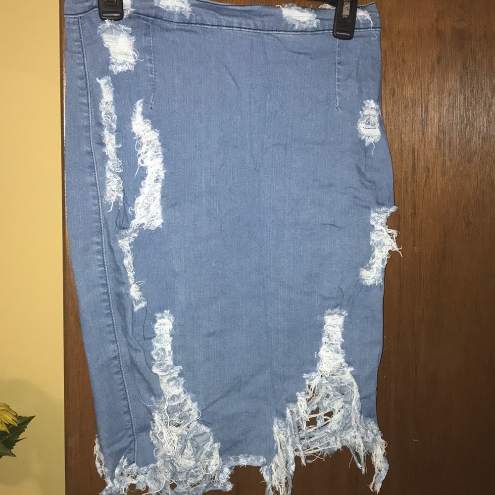 Jean skirt